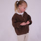 Knit Cardigan- BROWN
