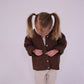 Knit Cardigan- BROWN
