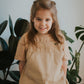 Organic Cotton Short Sleeve T-Shirt- BROWN