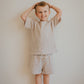 2 Piece Organic Cotton Short Set- GREY