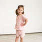 2 Piece Organic Cotton Short Set- PINK