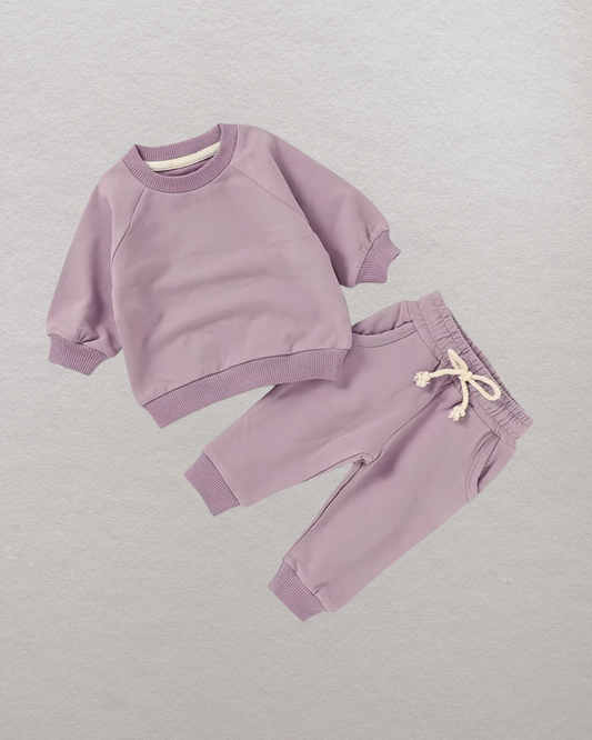 2 Piece Organic Cotton Set- LAVENDER