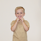 Organic Cotton Short Sleeve T-Shirt- BROWN